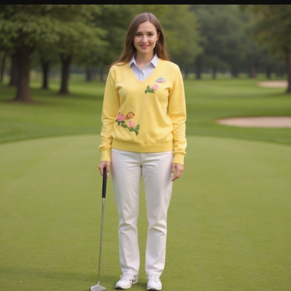 La mode du golf vintage golf sweater size medium?